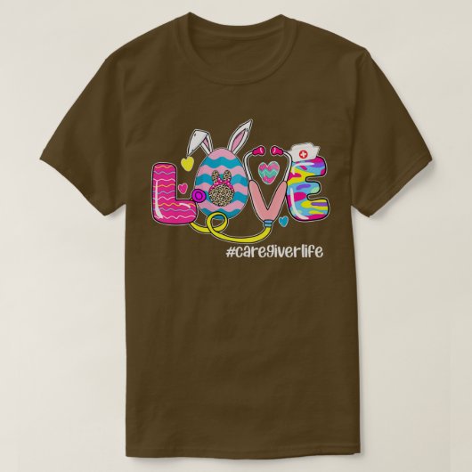 T-shirt Amour Amoureux Oeufs Soins du foie Nourriture de l (Design devant)