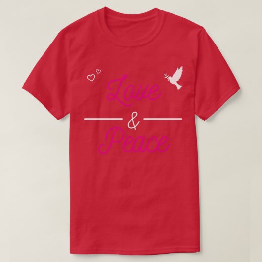 T-shirt Amour amp Paix (Design devant)