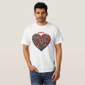 T-shirt Amour - Anglais (Devant entier)