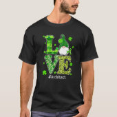 T-shirt Amour Architecte Gnome Leopard St Patrick's Day Ir (Devant)