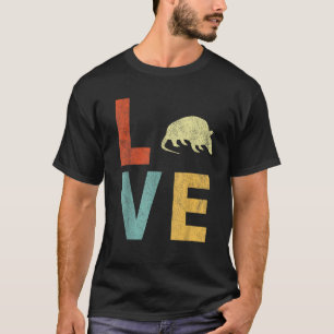 T-shirt Amour Armadillo Amour Amoureux Amant Amant Armadil