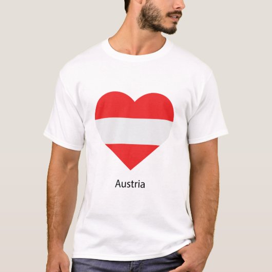T-shirt Amour Autriche (Devant)