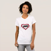 T-shirt Amour Ava (Devant entier)