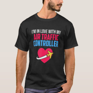 T-shirt Amour avec contrôleur de la circulation aérienne A