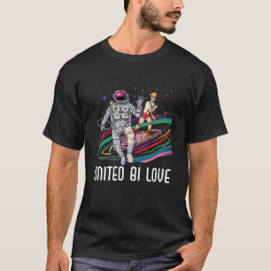 T-shirt Amour Bi Uni Fierté de la Licorne Arc-en-ciel Bise