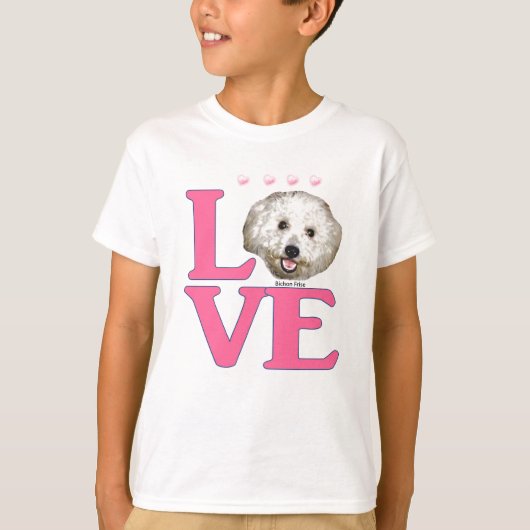T-shirt AMOUR Bichon Frise (Devant)
