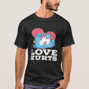 T-shirt Amour Blessé Parrots Oiseau Budgerigar Coeur brisé