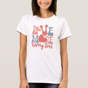 T-shirt Amour Boho Plus de Préoccupations