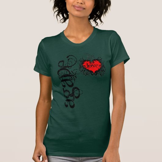 T-shirt Amour bouche bée (Devant)