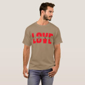 T-shirt Amour Braille Day-Braille Literacy Support Pullove (Devant entier)