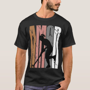T-shirt Amour Brown Hockey Motivational Girls Ado Adolesce
