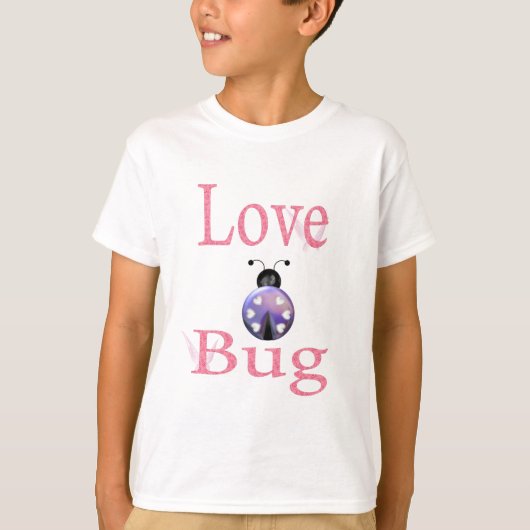 T-shirt amour buste pourpre (Devant)