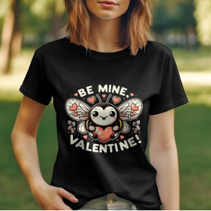 T-shirt Amour Buzzing Bee Mine Valentines Day