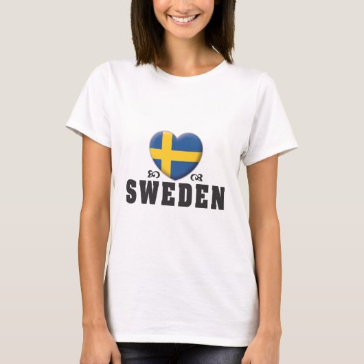 T-shirt Amour C de la Suède (Devant)