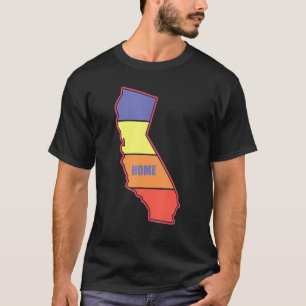 T-shirt Amour Californie Rétro Vintage Fierté de l'État Sh