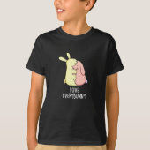 T-shirt Amour Chaque Lapin Amusant Lapin Jeu De Lapin Fonc (Devant)