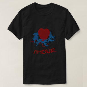 T-shirt Amour Chérubin Design Rétro Vintage