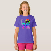 T-shirt AMOUR : Chevaux (Devant entier)