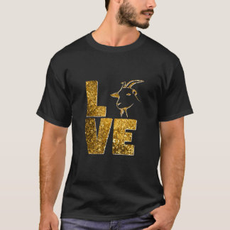 T-shirt Amour Chèvre animal