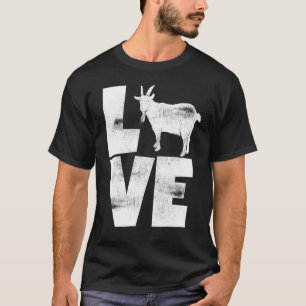 T-shirt Amour Chèvres mignonnes Costume humain Chèvre Espr