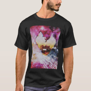 T-shirt Amour clôturé Los Angeles Vaporwave Glitc esthétiq