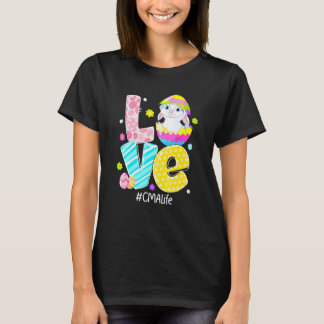 T-shirt Amour Cma Life Infirmière Oreilles de Lapin Funny