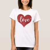 T-shirt Amour - Coeur (Devant)