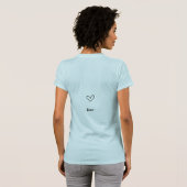 T-shirt amour, coeur (Dos entier)