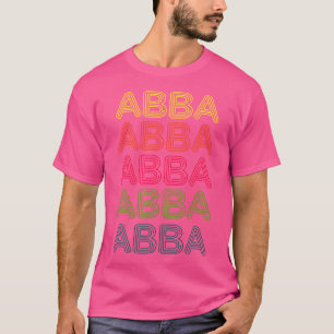 T-shirt Amour Coeur Abba Tee Grunge Style Vintage Noir Abb