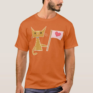 T-shirt amour coeur chat animal famille