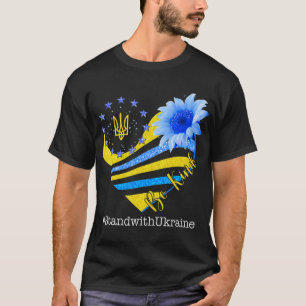 T-shirt Amour Coeur Ukraine Soyez Stable Avec Ukraine Ukra
