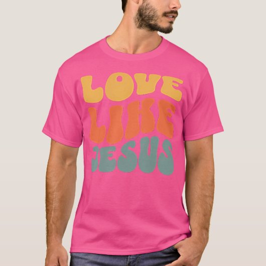T-shirt Amour comme Jésus chrétien (Devant)