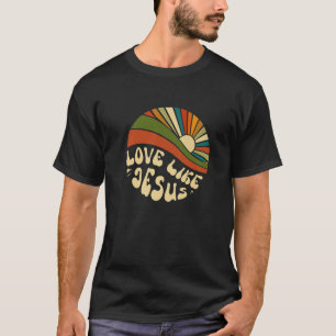 T-shirt Amour Comme Jésus Coucher de soleil Religieux Dieu