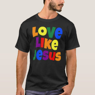 T-shirt Amour Comme Jésus Religieux Dieu Chrétien Graphiqu