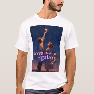 T-shirt Amour comme la galaxie – Nuit étoilée romantique p