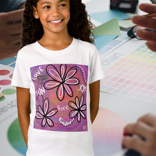 T-Shirt Amour Compassion, Joie, Paix Pour L'Humanité