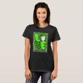 T-shirt Amour Conseiller Vie Leopard Shamrock Gnome St Par (Devant entier)