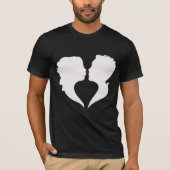 T-shirt Amour, couple (Devant)