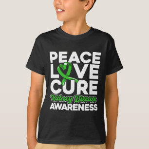 T-shirt Amour Cure Maladie rénale Sensibilisation 1