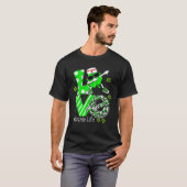 T-shirt Amour Dabbing Shamrock Infirmière Infirmière Vie S (Devant entier)