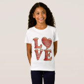T-Shirt Amour de Bacon (Devant entier)