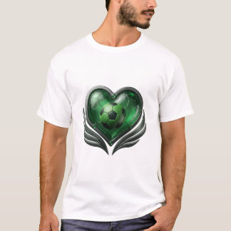 T-shirt Amour de balle de coeur