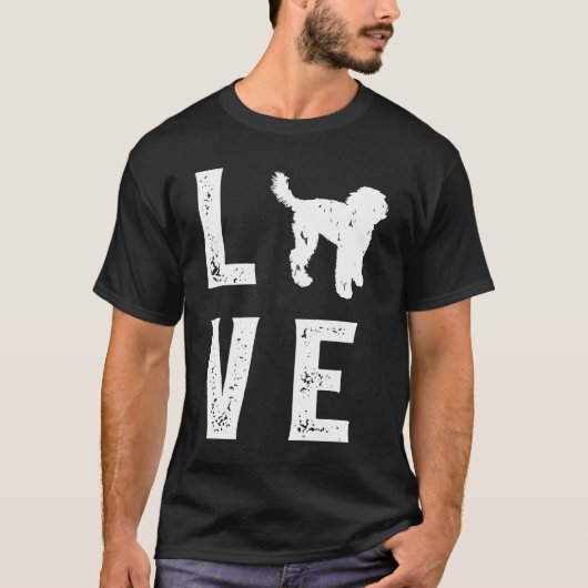 T-shirt Amour de Bernedoodle 1 (Devant)