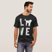 T-shirt Amour de Bernedoodle 1 (Devant entier)