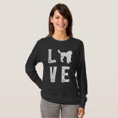 T-shirt Amour de Bernedoodle 1 (Devant entier)