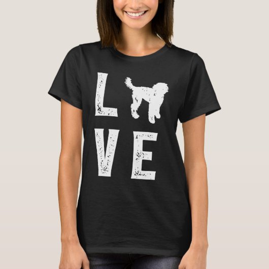 T-shirt Amour de Bernedoodle 1 (Devant)