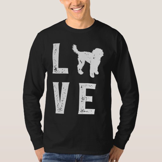 T-shirt Amour de Bernedoodle 1 (Devant)