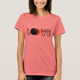 T-shirt Amour de bowling