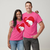 T-shirt Amour de capybara capybara (Unisexe)