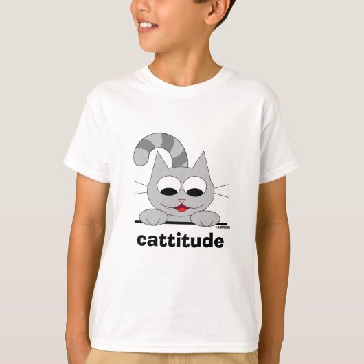 T-shirt Amour de chat Cattitude Original (Devant)